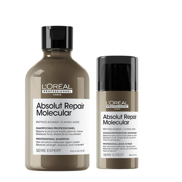 L'Oréal Professionnel Absolut Repair Molecular Shampoo Leave-In Mask Duo
