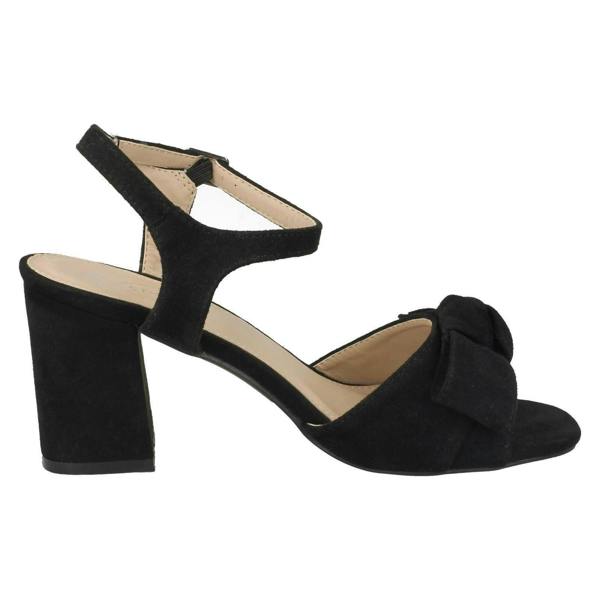 Spot On Ladies Spot On Blocked Heel Sandals