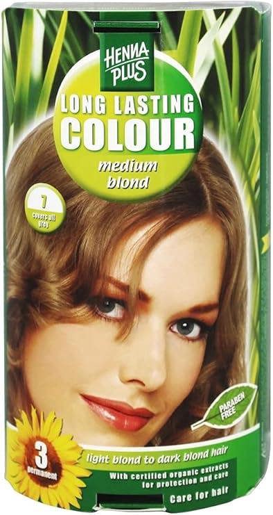 HENNAPLUS Long Lasting Colour Medium Blonde 7