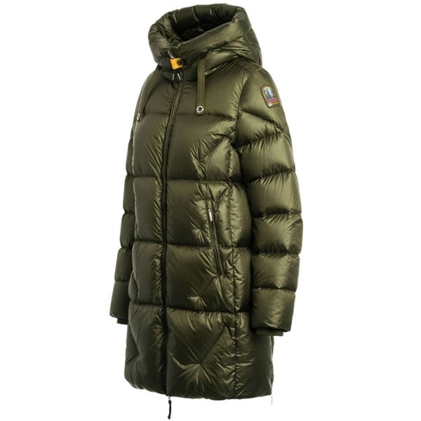 Parajumpers Janet Rosemary Green Long Down Jacket S