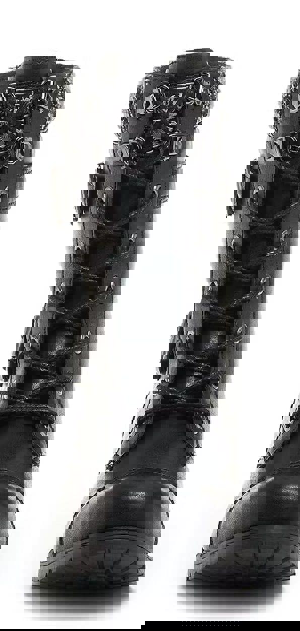 Rocket Dog Billie Womens Ankle Buckle Lace Up Military Boots