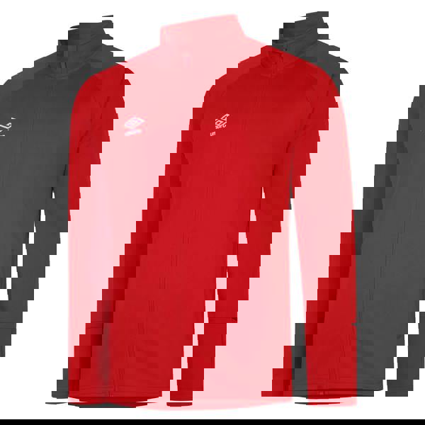 Umbro Childrens/Kids Total Training Knitted Track Jacket - Vermillion/Black - 