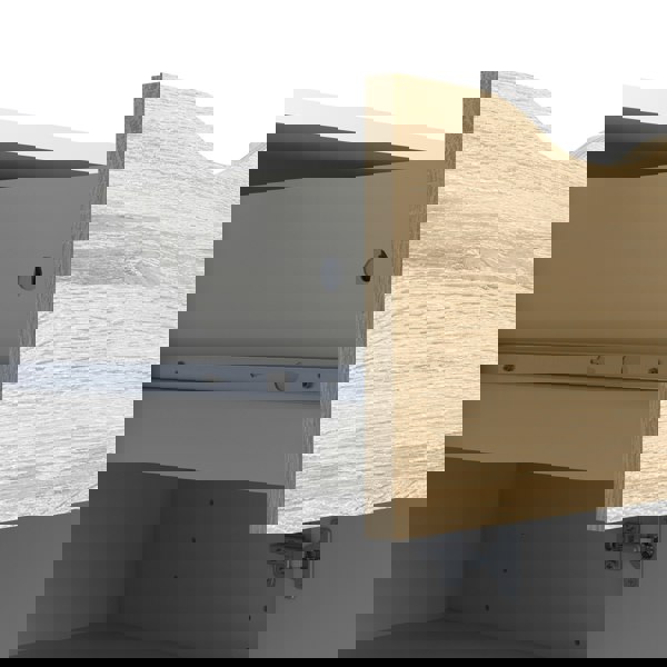 Furniture To Go Oslo Sideboard - Small - 1 Drawer 2 Doors in White and Oak