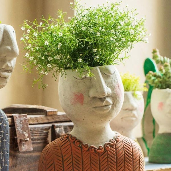 MI47 A Set Of Four Indoor/ Outdoor Plant Pots-Weilai Concept-Weilai Concept