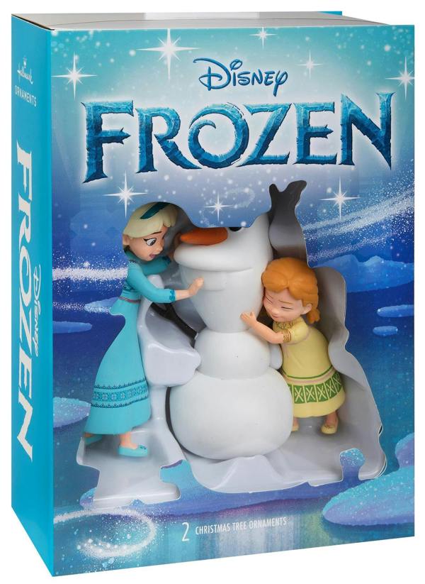 Hallmark Disney Frozen Storied Moments  - Set of 2 Christmas Tree Ornaments