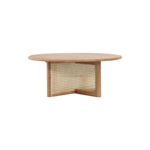 Dora Rattan Coffee Table, Light Oak-Weilai Concept-Weilai Concept