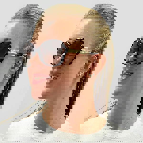 Gucci Sunglasses 0076S 003 Havana Gold Brown Gradient