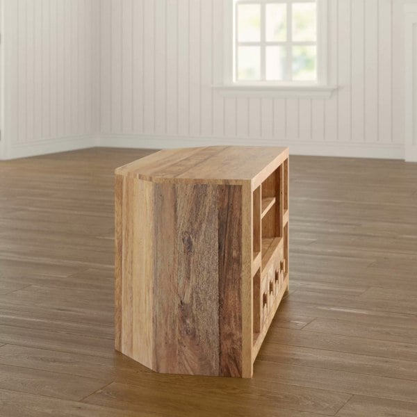 IH Design Logan Light Mango Corner TV Unit