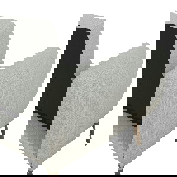 Dorel Home Brittany Sectional Sofa Bed in Light Grey Fabric