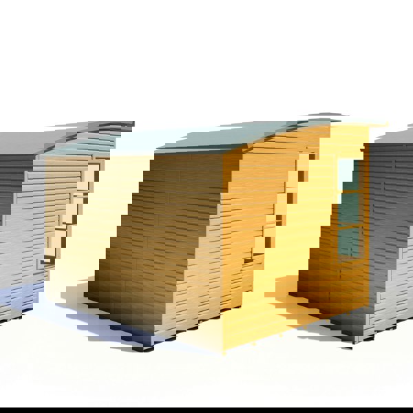 Shire Orchid 10x8G Summerhouse with curved roof - Best Shed