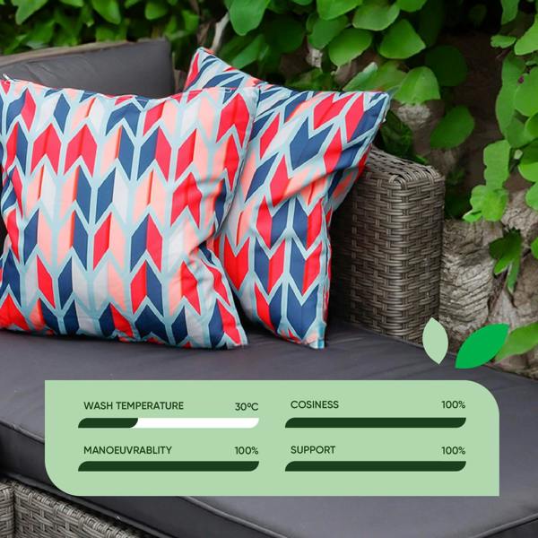 Gardenwize Pair of Outdoor Scatter Cushions – Arrow Design