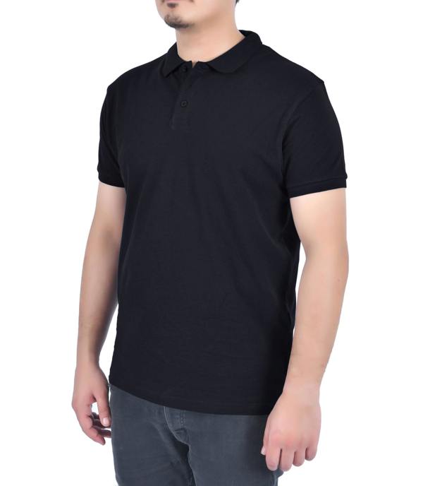 Smart Living Mens Classic Short Sleeve Polo Shirt - Black