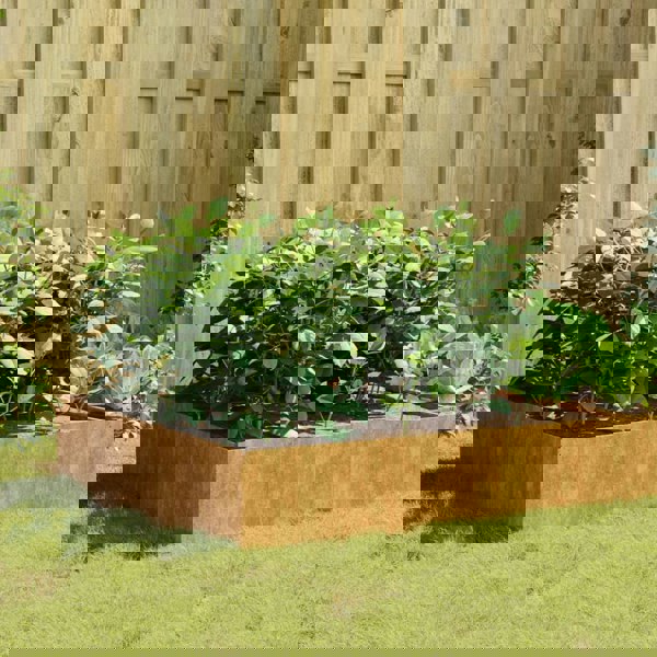 Berkfield Garden Raised Bed 100x100x41 cm Corten Steel