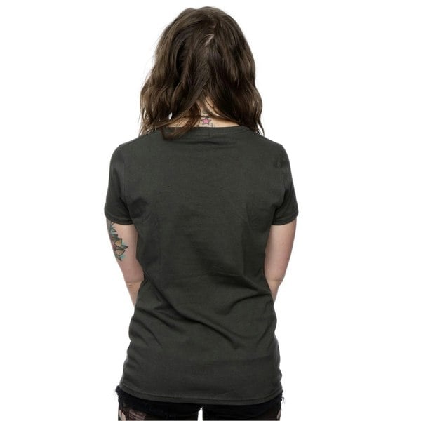 Disney Womens/Ladies Classic Donald Duck Cotton T-Shirt - Light Graphite