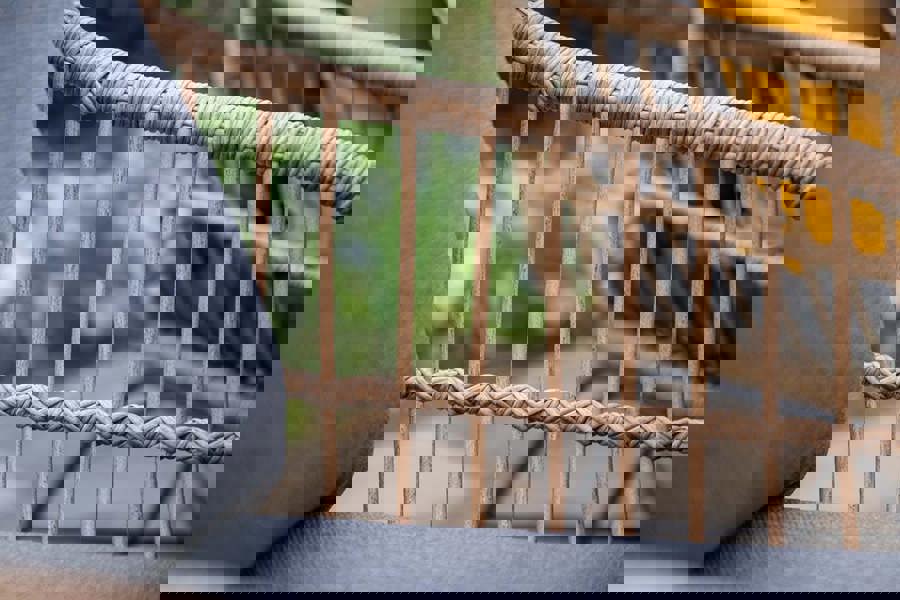 Garden Impressions Edison Natural - Eight Seater Oval Dining Suite with Margriet Chairs