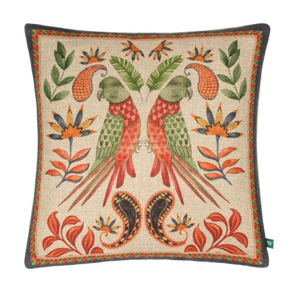 Wylder Akamba Tropical Parrot Cushion Cover - Multicoloured