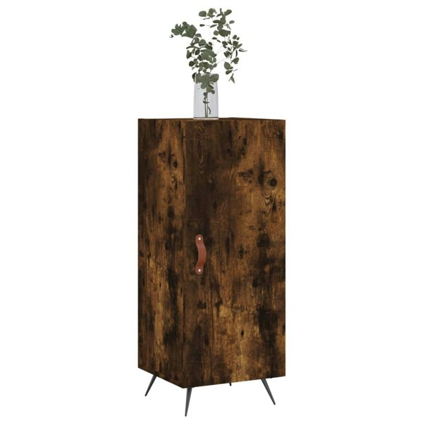 Berkfield Sideboard Smoked Oak 34.5x34x90 cm Engineered Wood
