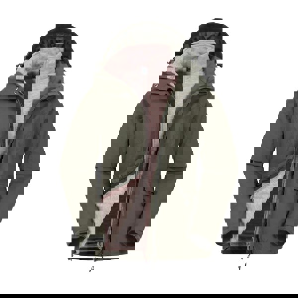 Mountain Warehouse Women's Thunderstorm II 3 in 1 Waterproof Jacket - Khaki Green