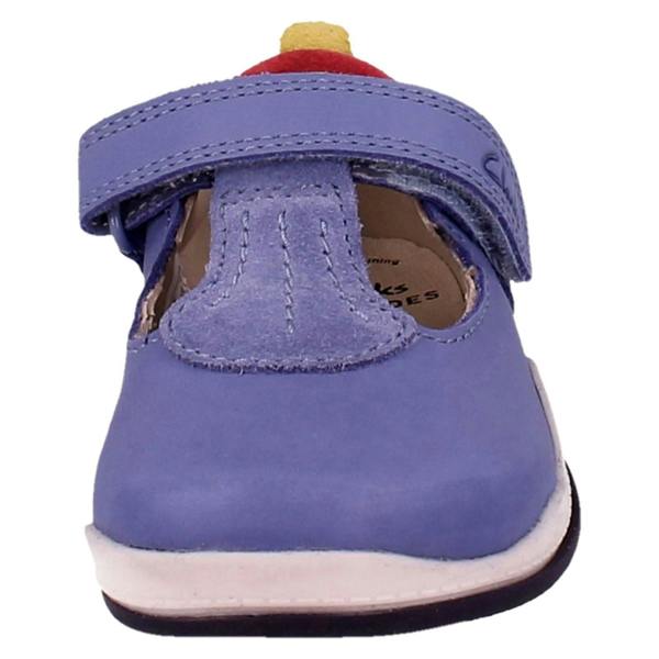Clarks Girls Clarks Casual T-Bar Shoes Noodle Bright T