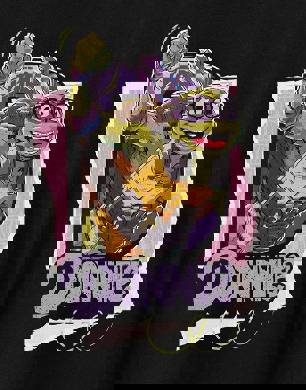 Teenage Mutant Ninja Turtles Boys Black Donnie Short Sleeved T-Shirt