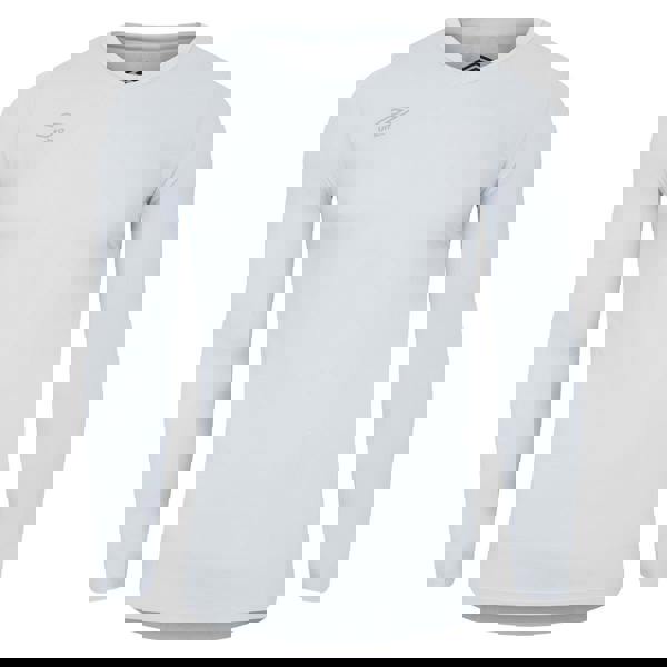 Umbro Mens Elite V Neck Base Layer Top - Gray Dawn - 