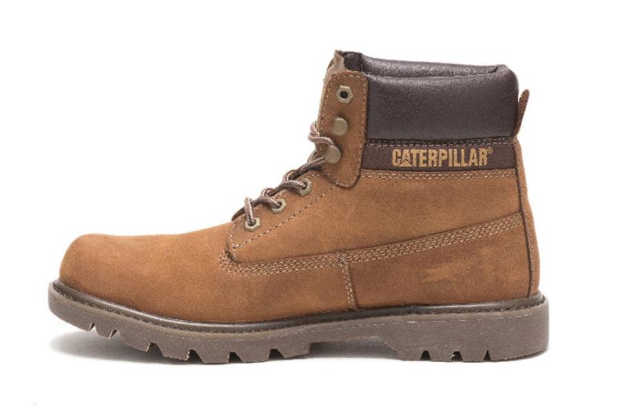 Caterpillar CAT (Caterpillar) Colorado 2.0 Beige Leather Hiking Ankle Boots