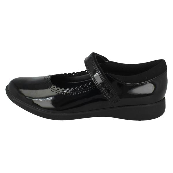 Clarks Girls Clarks Scalloped Edge Mary Jane School Shoes Etch Pure K