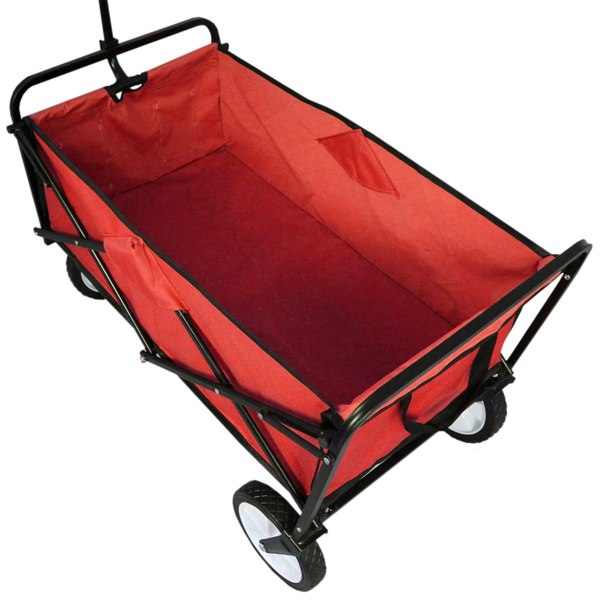 Monstershop Foldable Garden Cart Red