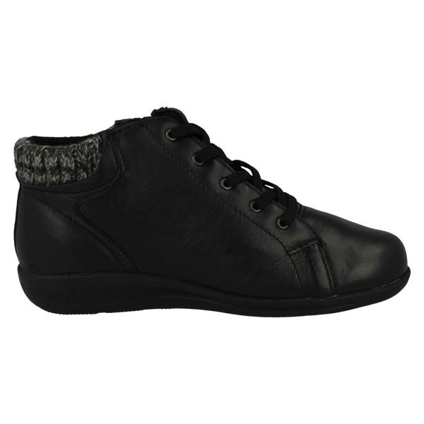 DB Shoes Ladies DB Shoes 2V Dual Fitting Ankle Boots Pipit