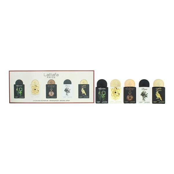 Lattafa Pride Affection, Tharwah Gold, Breeze, Shaheen Gold, La Collection D'Antiquites 1505 Eau de Parfum 5 x 20ml