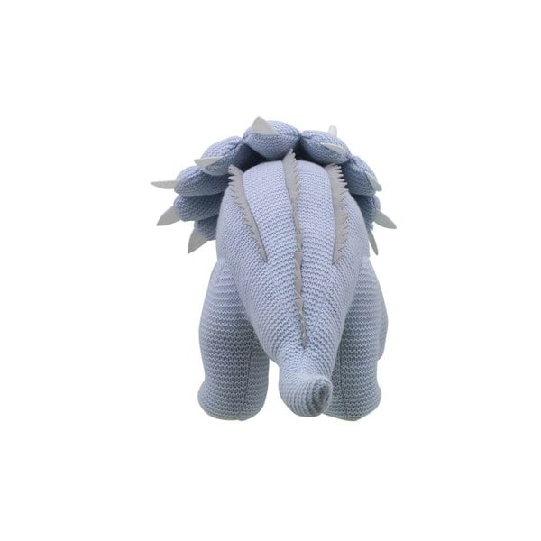 Wilberry Triceratops (Blue) - Small - Wilberry Knitted