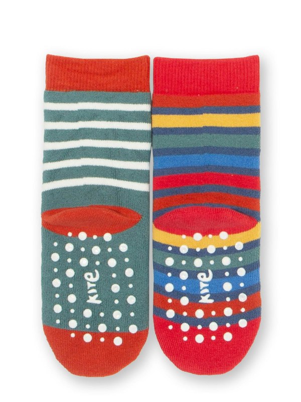 Kite Boys Organic Lunar Ox Grippy Socks