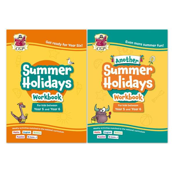 KS2 Summer Holidays Activity Workbook Bundle – for kids between Year 5 and Year 6 (Ages 9-10) CGP