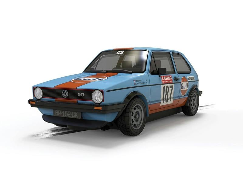 Scalextric Volkswagen Golf GTi Gulf Edition