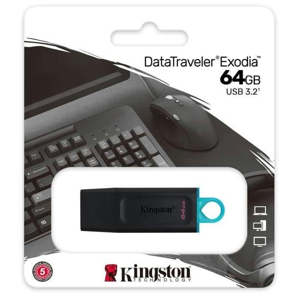 Kingston DataTraveler Exodia USB Flash Drive 3.2 64GB