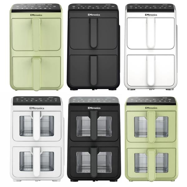 EMtronics 10L Stack Dual Air Fryer