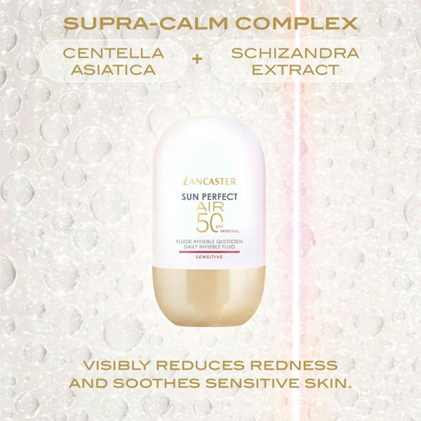 Lancaster Sun Perfect AIR Daily Invisible Fluid SPF50 Sensitive Mineral 40ml - Additional 3