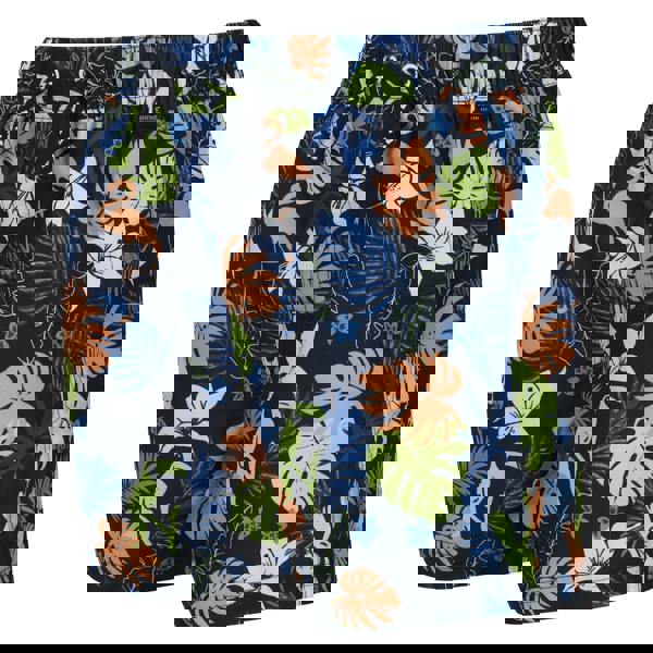 Regatta Childrens/Kids Skander II Tropical Swim Shorts - Navy - 