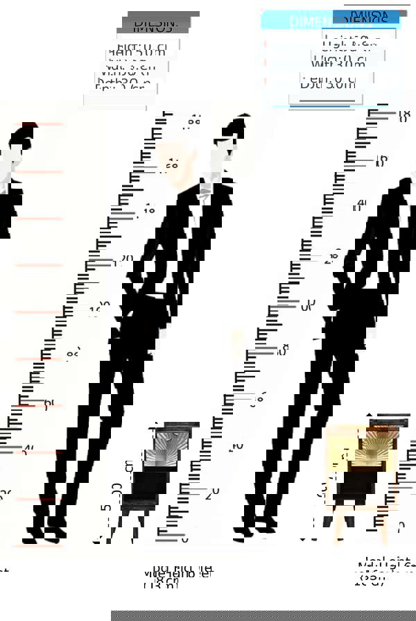 Artisan Furniture Mini Manila Gold 1 Drawer Bedside