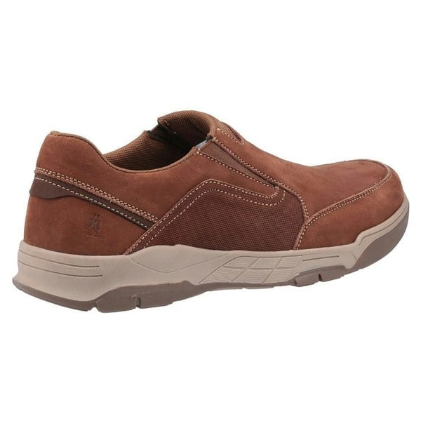 Hush Puppies Mens Fletcher Leather Shoes - Tan