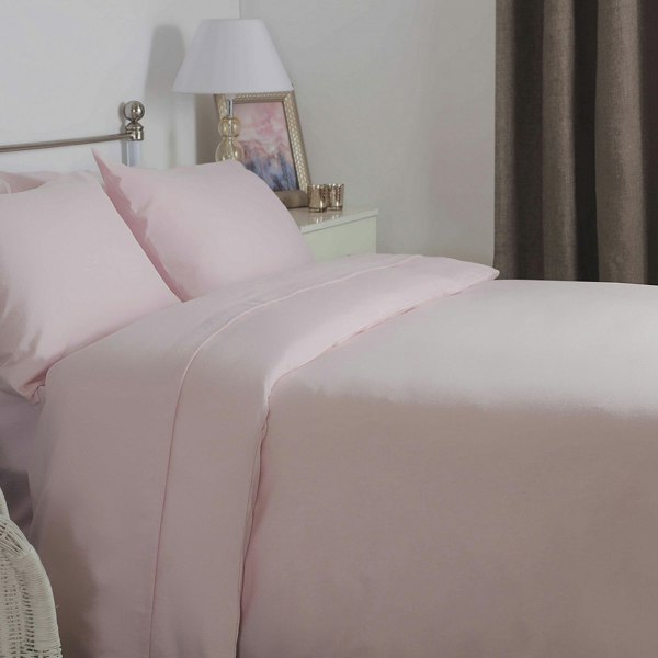 Belledorm Brushed Cotton Duvet Cover - Powder Pink