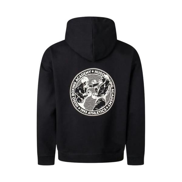 Hugo Unisex Adult Graphic Print Sweatshirt - Black - 