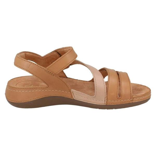Clarks Ladies Clarks Hook and Loop Summer Sandals Cecily Mix