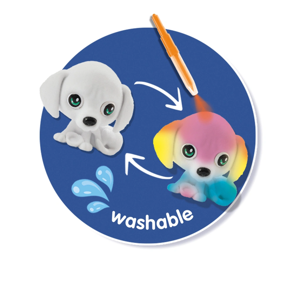 SES Creative Blow airbrush pens - Puppies surprise 3x