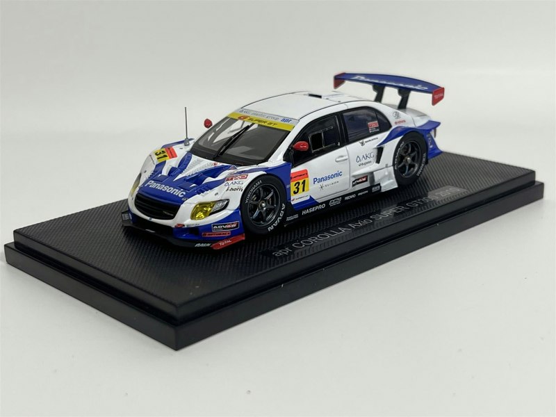 Ebbro Toyota Corolla APR Axio Super GT 300 2010 #31 1:43 Scale 44433