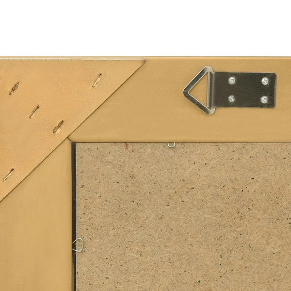Berkfield Wall Mirror Baroque Style 60x60 cm Gold