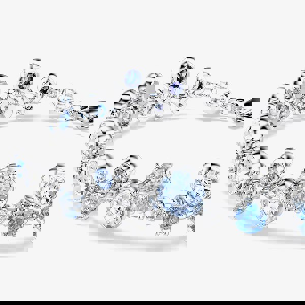 Swarovski Constella Rhodium Plated Blue & White Crystal Bracelet 5722479