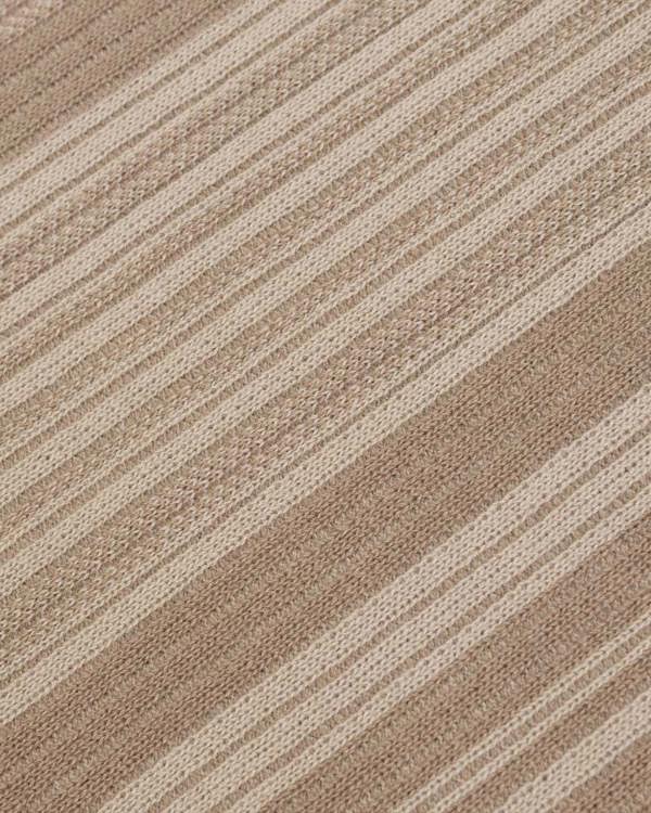 Steel & Jelly Moorgate - Stripe Textured Sweater T-Shirt