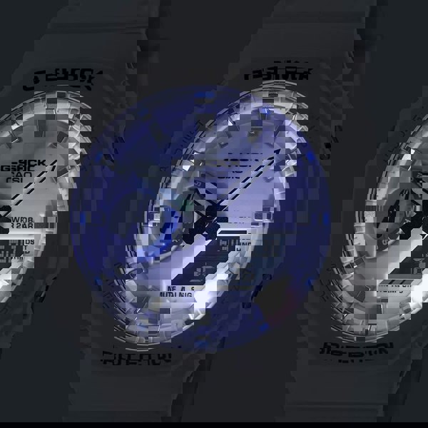 Casio Mens G-Shock Marvel Studios Fantastic Four White & Blue Dial Watch GA-2100HDS-7AER