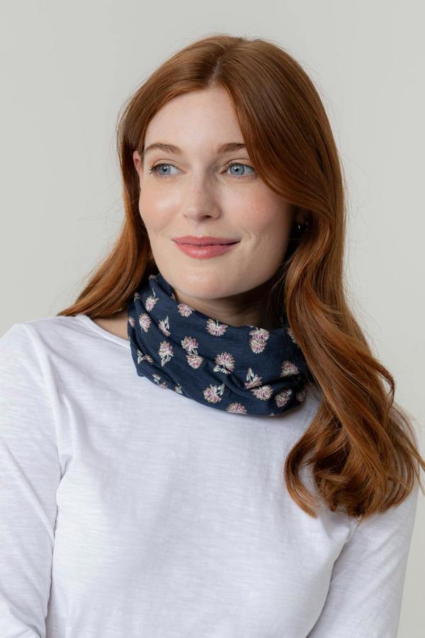 Lily & Me Multiband Verbena Print Navy